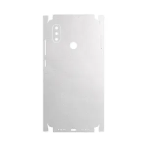 MAHOOT Metallic-White-FullSkin Cover Sticker for Xiaomi MI 8