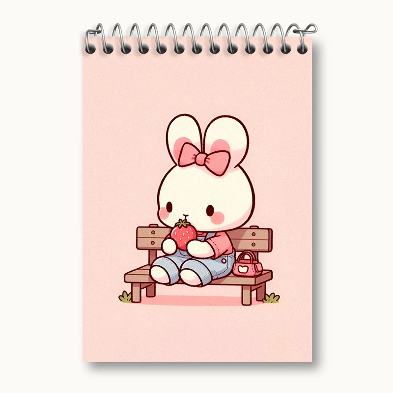 دفتر یادداشت 50 برگ خندالو طرح خرگوش کیوت کد N4785