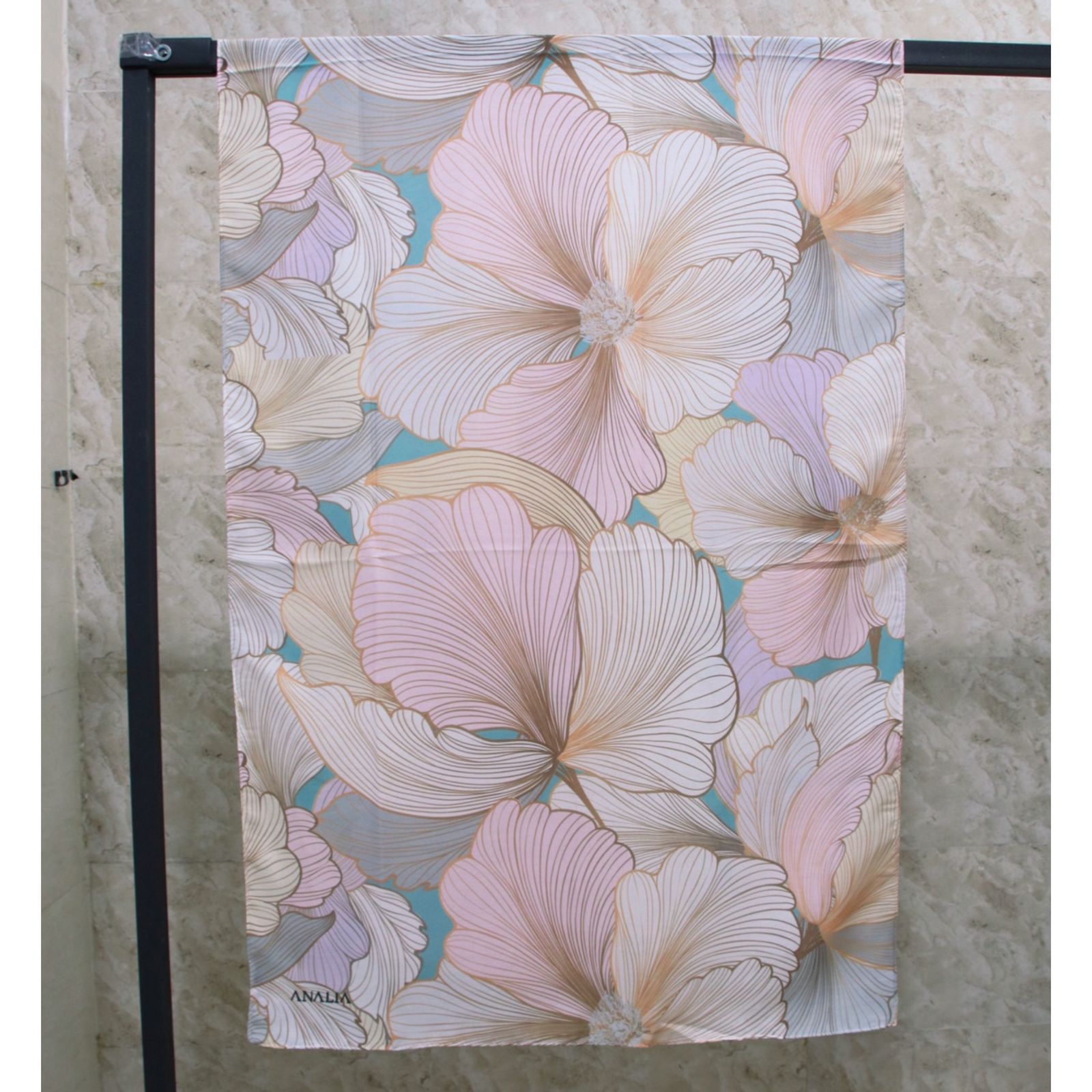 شال زنانه مدل نخی تابستانه جدید گل درشت کد a-3087 -  - 21