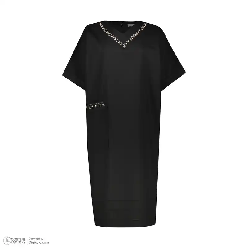 پیراهن زنانه دیجی استایل اسنشیال مدل cbK-16 رنگ مشکی