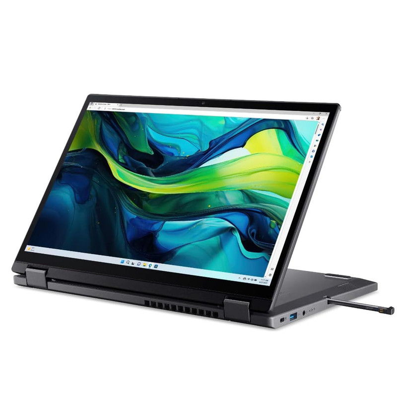 لپ تاپ 14 اینچی ایسر مدل Aspire 5 Spin ASP14-51MTN-505U-Core 5 120U-8GB LPDDR5-512GB SSD-IPS لپ تاپ 14 اینچی ایسر مدل Aspire 5 Spin ASP14-51MTN-505U-Core 5 120U-8GB LPDDR5-512GB SSD-IPS