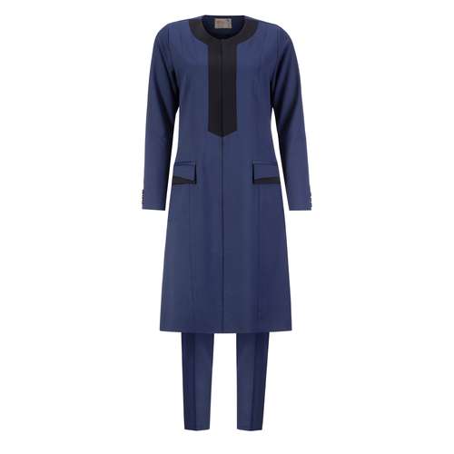 مانتو و شلوار زنانه ولیعصر مدل مرمر کد 65805