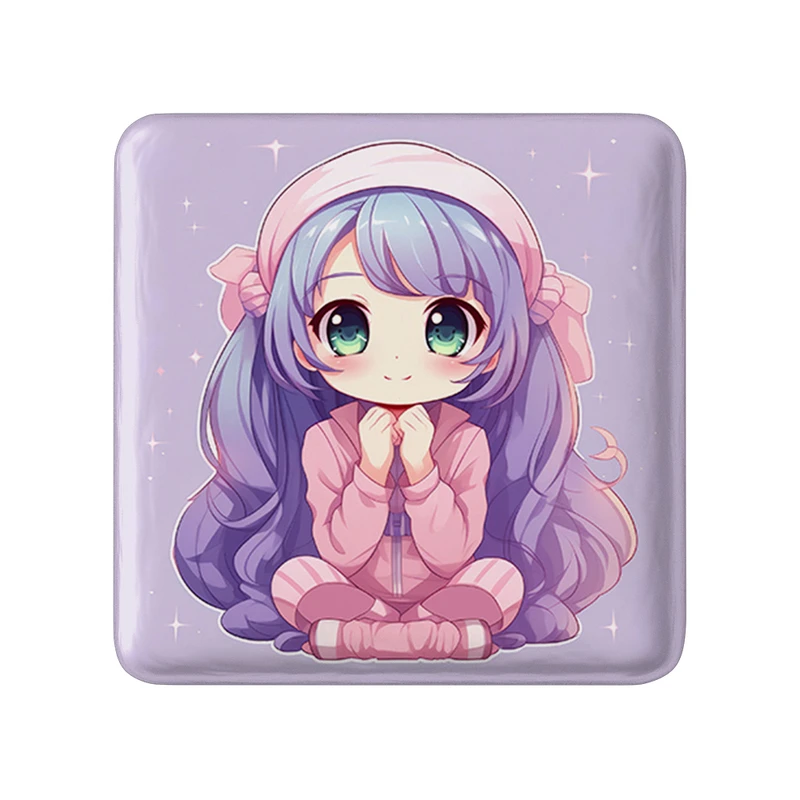 پیکسل خندالو طرح دخترانه (Girlish) مدل مربعی کد 36896