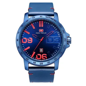 ساعت مچی عقربه‌ای مردانه مینی فوکوس مدل 0169BLU