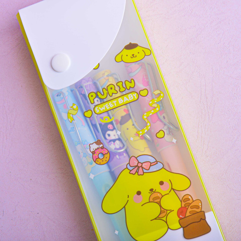 بسته لوازم تحریر مدل کرومی طرح سانریو بسته 5 عددی