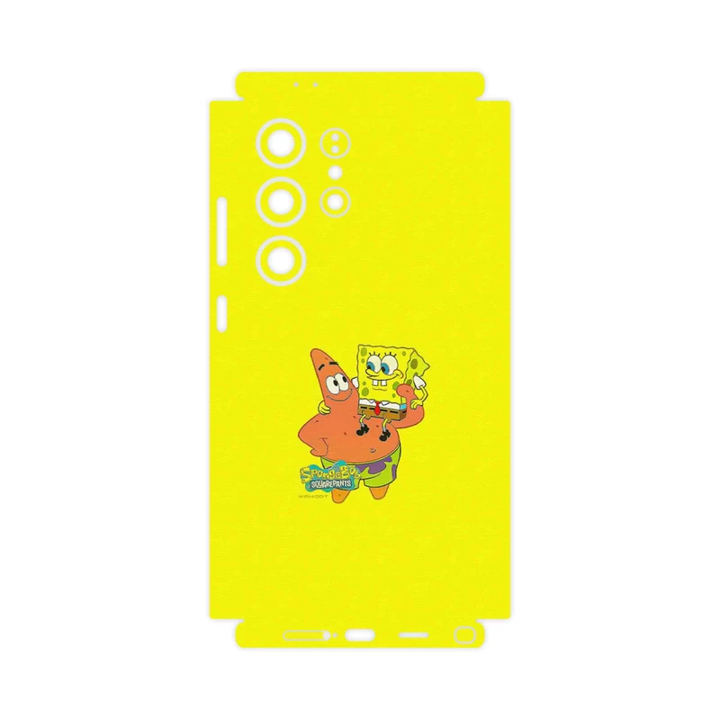 برچسب پوششی ماهوت مدل SpongeBob SquarePants-FullSkin مناسب برای گوشی موبایل سامسونگ Galaxy S24 Ultra