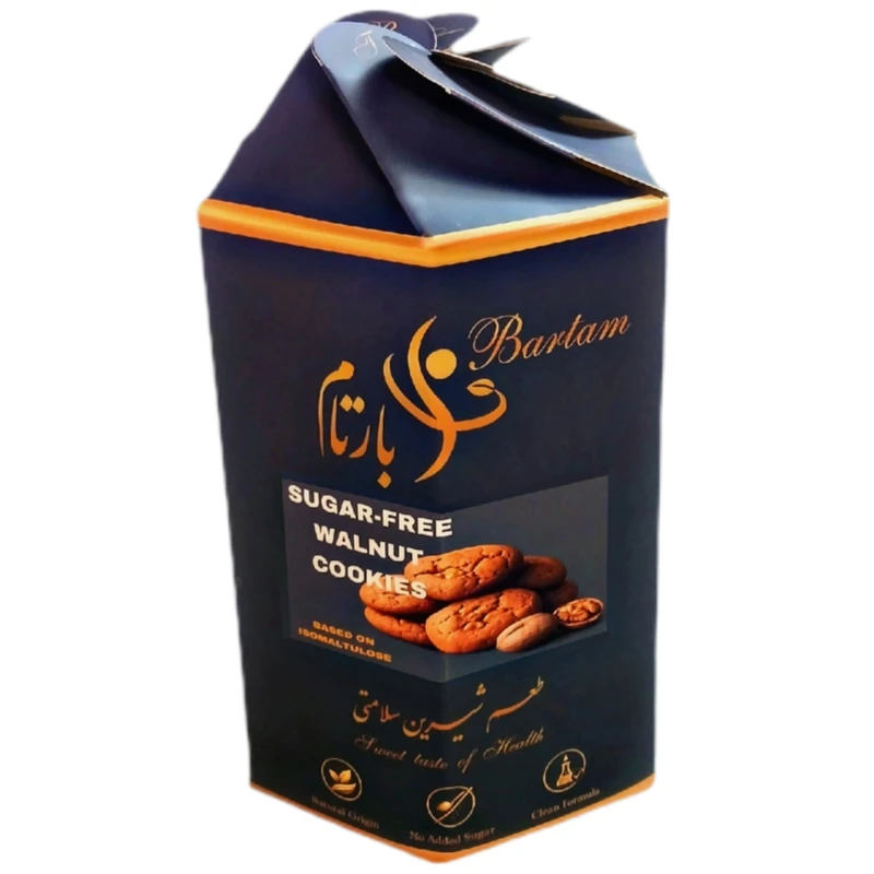 کوکی گردویی بدون قند بارتام بر پایه ایزومالتولوز - 175 گرم