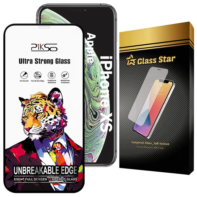 محافظ صفحه نمایش گلس استار مدل PICSOG مناسب برای گوشی موبایل اپل iPhone XS