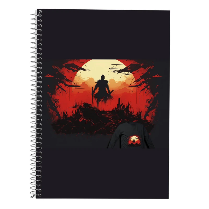 دفتر زبان 50 برگ مدوپد مدل سه خط طرح Fullmetal Alchemist کد DF2328