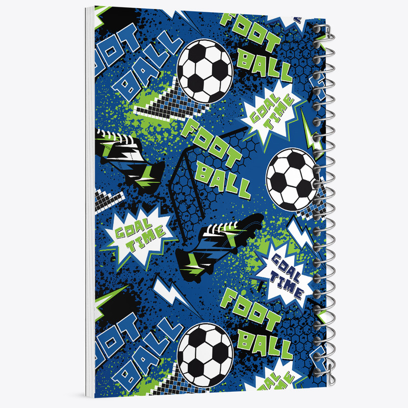 دفتر مشق 50 برگ خندالو طرح فوتبال کد N621
