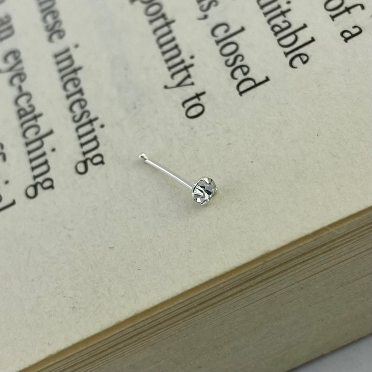 پیرسینگ بینی زنانه ژوپینگ مدل تک نگین کد P4012 پیرسینگ بینی زنانه ژوپینگ مدل تک نگین کد P4012