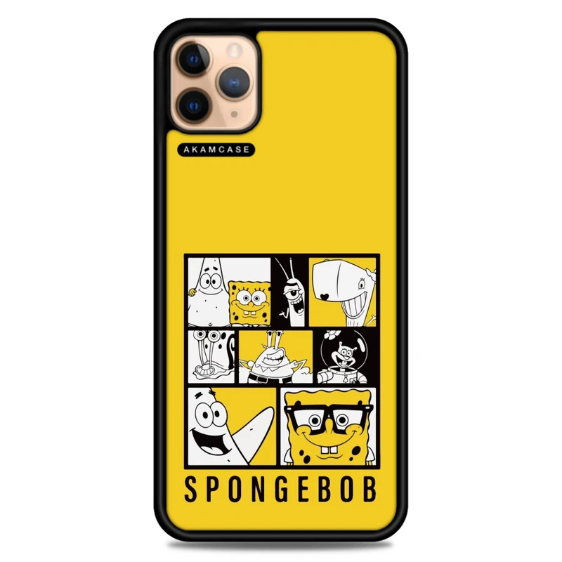 کاور آکام مدل AMC-WA11PRO-SPONGE BOB3 مناسب برای گوشی موبایل اپل iPhone 11 Pro