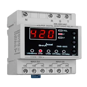 رله سوپر کنترل فاز دیجیتال شیوا امواج مدل DMB-600S کد 13B4 بسته دو عددی