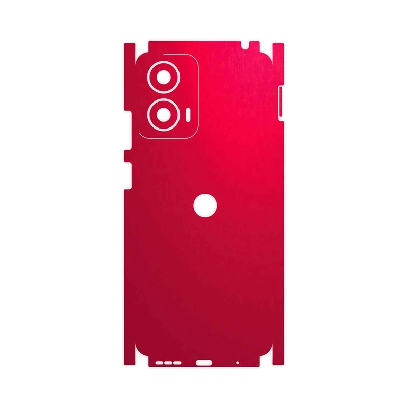 برچسب پوششی ماهوت مدل Matte-Warm-Red-FullSkin مناسب برای گوشی موبایل موتورولا Moto G24