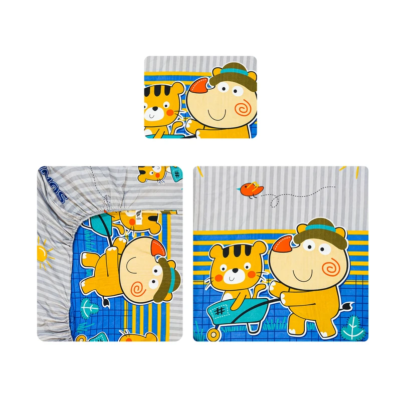 سرویس روتختی 1 نفر 3 تکه آدنو مدل Best friend کد MC17