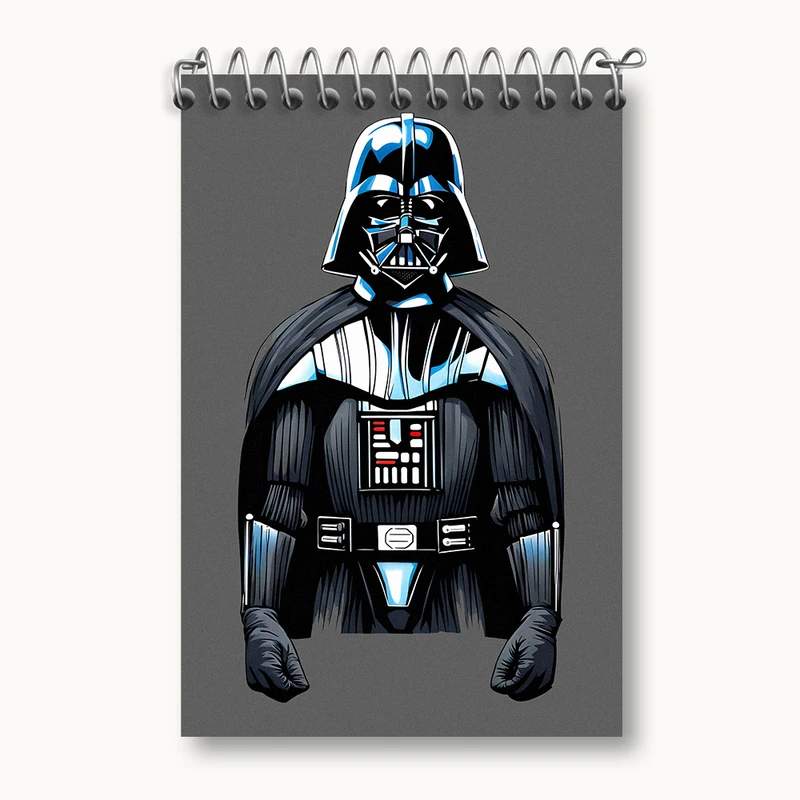 دفتر یادداشت 50 برگ خندالو طرح جنگ ستارگان (Star Wars)  کد N3883