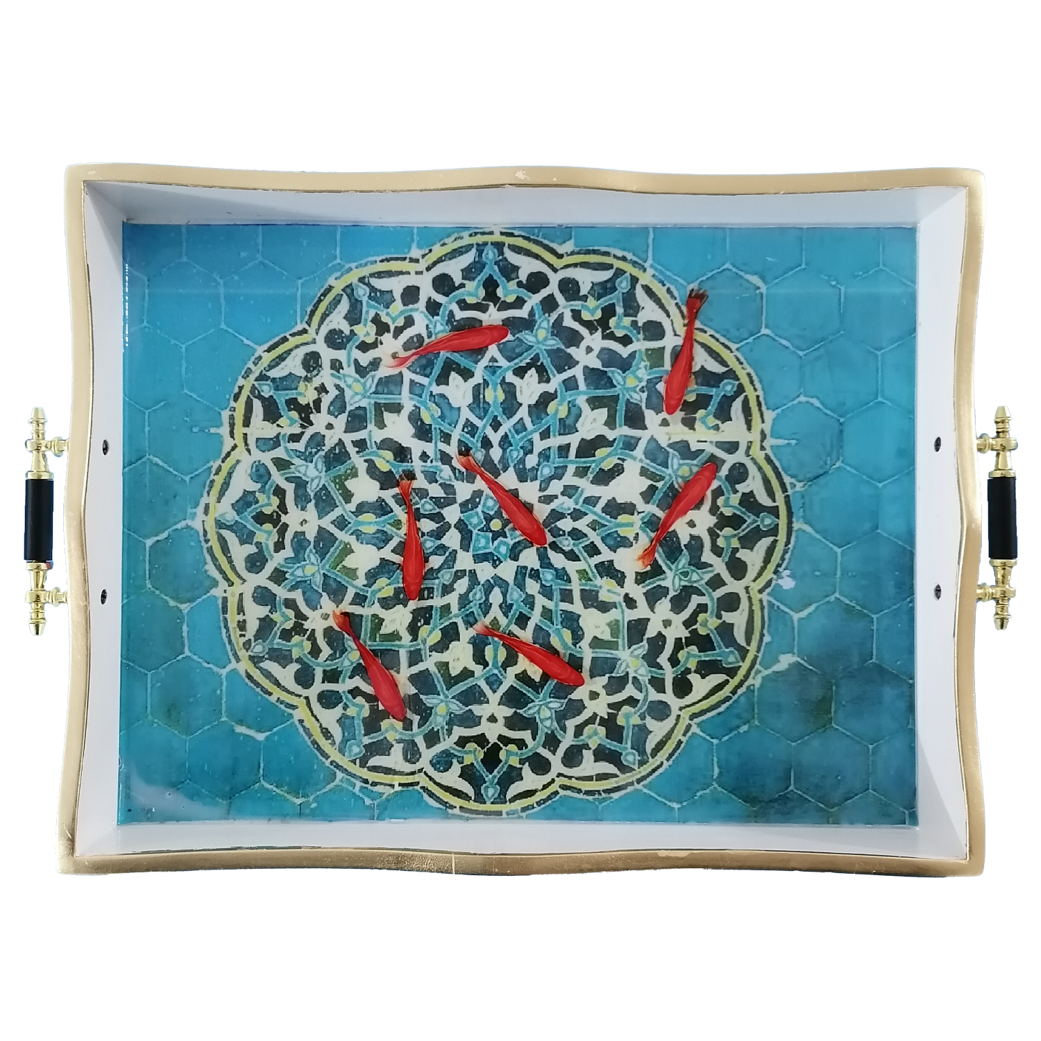 سینی مدل حوض ماهی کد SB4