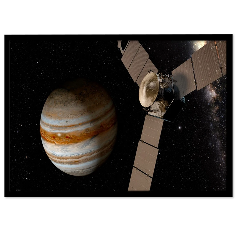 تابلو نوری بکلیت طرح عکاسی فضایی سیاره ی مشتری و ماهواره مدل B-S1717