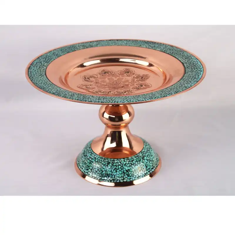 شیرینی خوری فیروزه کوبی مدل گرد کد Shi30