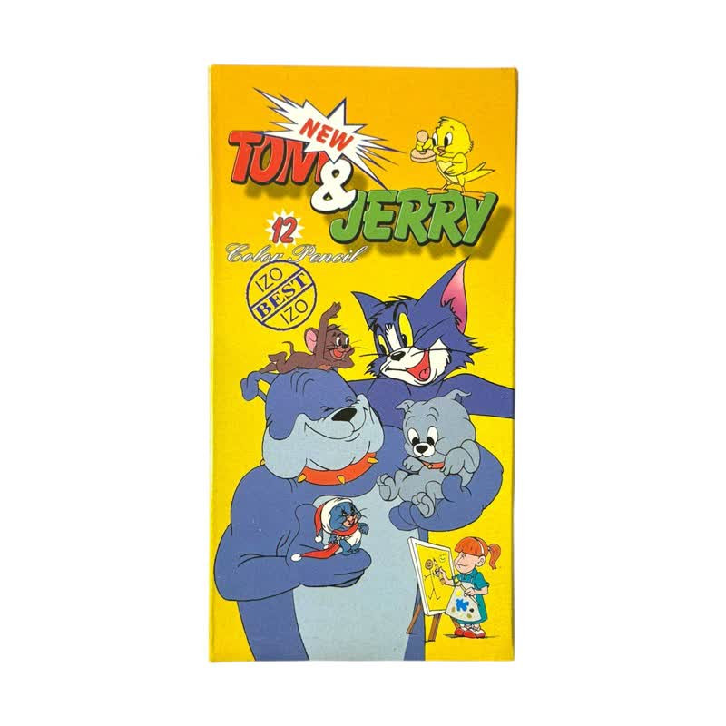 مداد رنگی 12 رنگ تام و جری مدل 123