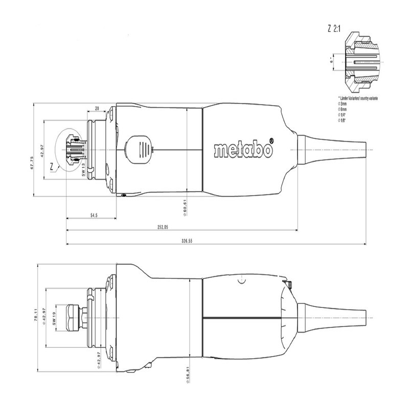 فرز انگشتی متابو مدل GE 710 COMPACT