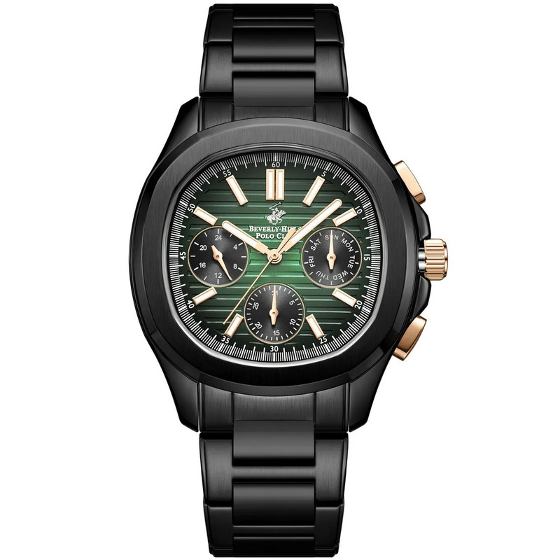 ساعت مچی عقربه‌ای مردانه کوارتز کرونوگراف بورلی هیلز پولو کلاب مدل BP3212X.671