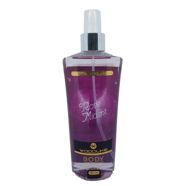 اسپری خوشبو کننده بدن زنانه وود لایک مدل midnight rose حجم 250 میلی لیتر اسپری خوشبو کننده بدن زنانه وود لایک مدل midnight rose حجم 250 میلی لیتر