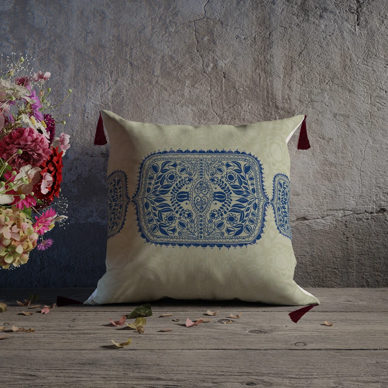 کاور کوسن مدل کلاسیک مدرن کد KR-04 سایز 40*40 سانتی متر