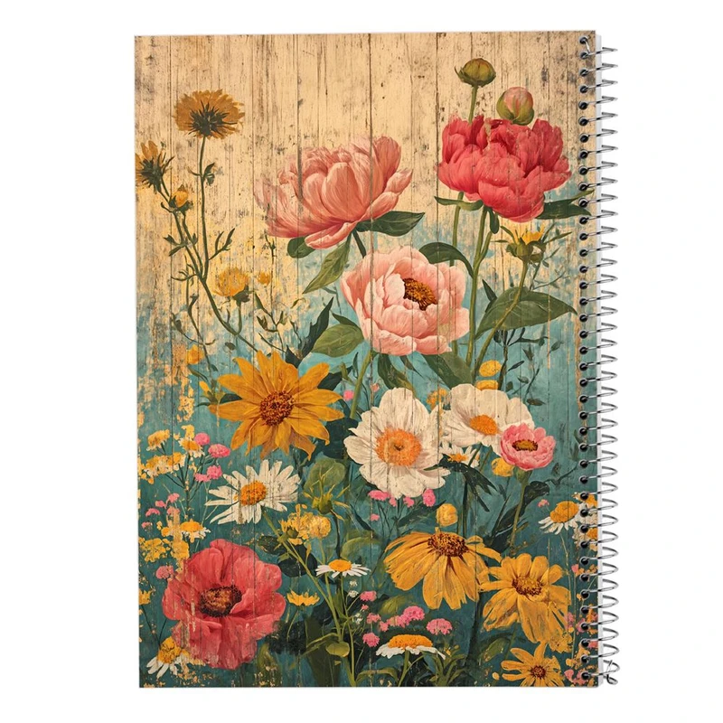 دفتر لیست خرید 50 برگ مدوپد مدل گل کد DF15959