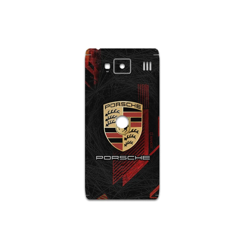 برچسب پوششی ماهوت مدل Porsche مناسب برای گوشی موبایل موتورولا droid razr hd