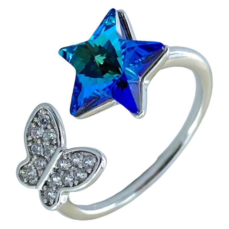 انگشتر زنانه ژوپینگ مدل ستاره کد R4069