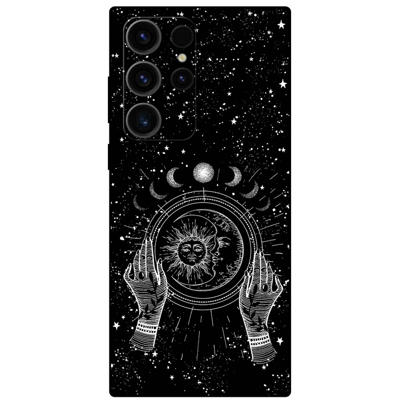 کاور مگافون طرح ماه و خورشید مدل 1892 مناسب برای گوشی موبایل سامسونگ Galaxy S23 Ultra         