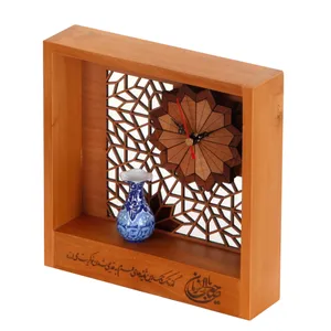  ساعت رومیزی مدل گره چینی طرح مذهبی کد 60001739