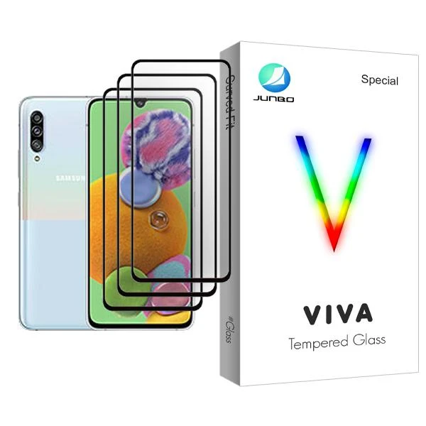 محافظ صفحه نمایش جانبو مدل Viva Glass MIX003 مناسب برای گوشی موبایل سامسونگ Galaxy A90 5G بسته سه عددی