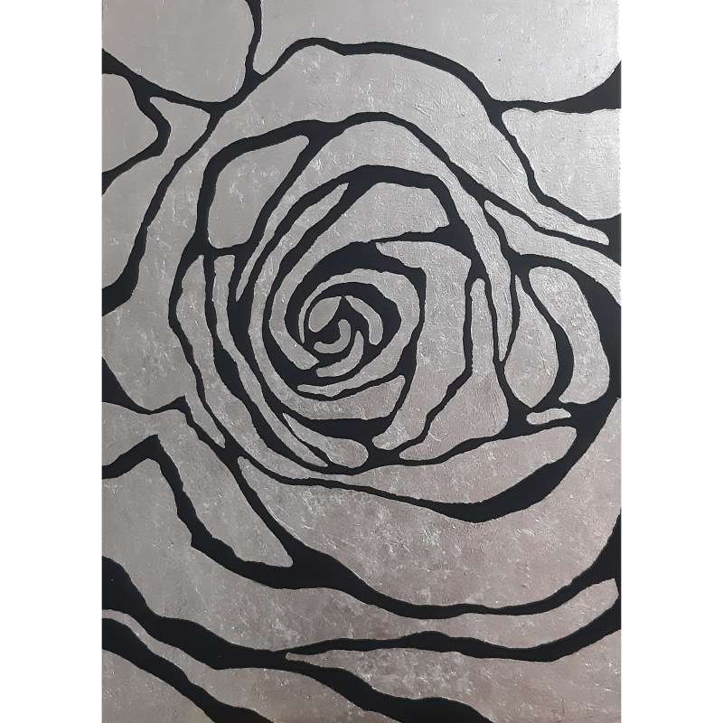 تابلو نقاشی اکلریلیک طرح گل
