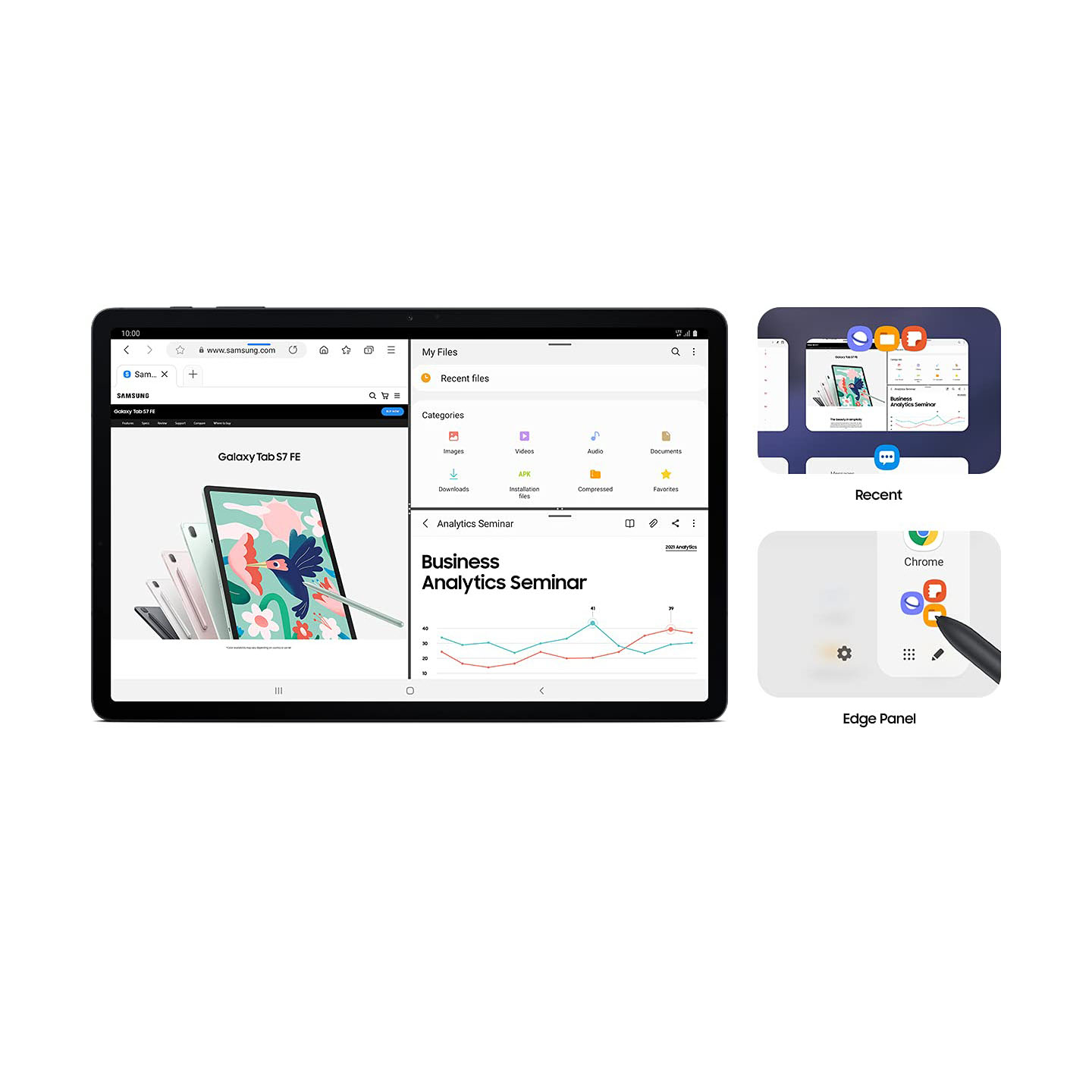 مشخصات، قیمت و خرید تبلت سامسونگ مدل Galaxy Tab S7 FE LTE SM-T735 ظرفیت 64  گیگابایت | دیجی\u200cکالا