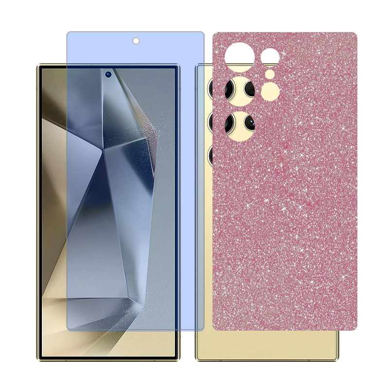 محافظ صفحه نمایش بلو کات گلس مدل Together مناسب برای گوشی موبایل سامسونگ Galaxy S22 Ultra به همراه برچسب پوششی پشت گوشی