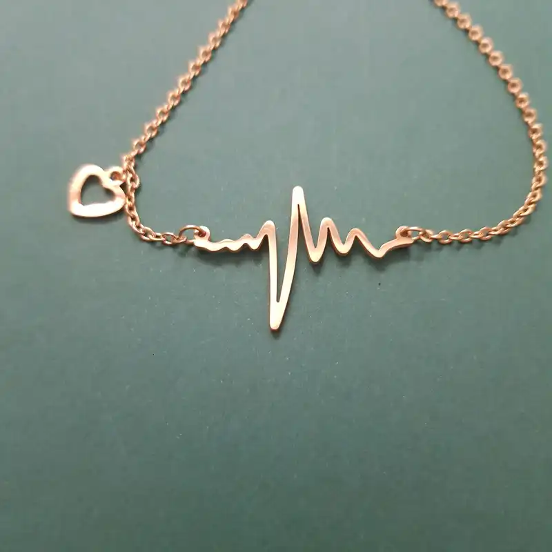 دستبند زنانه مدل ضربان قلب