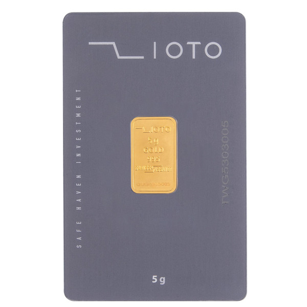 شمش طلا 24 عیار زیوتو مدل RT5