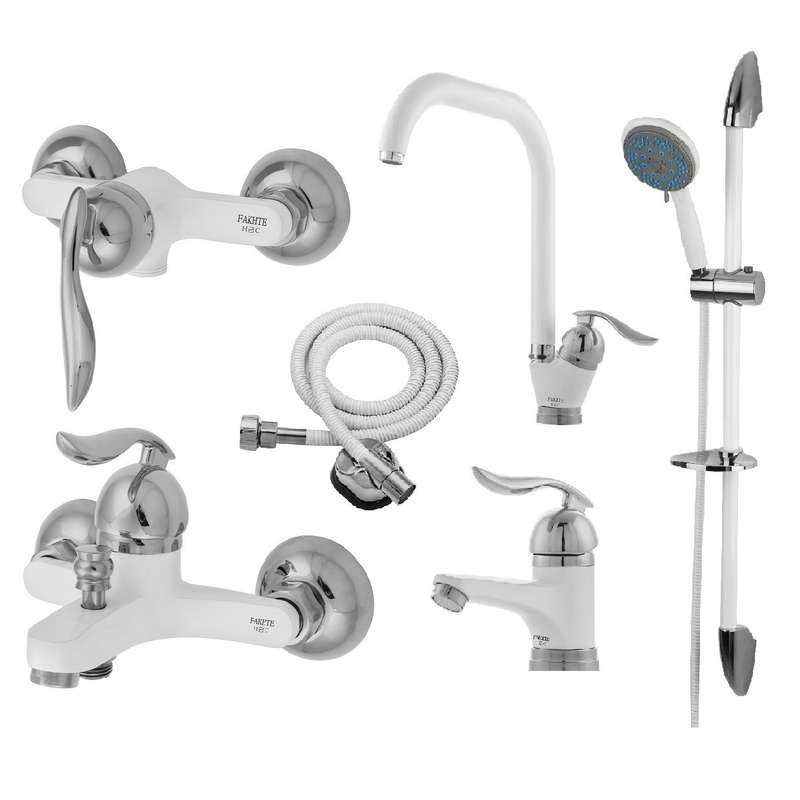 ست شیرآلات فاخته مدل قهرمان سازه کدSK-2KH مجموعه 6 عددی ست شیرآلات فاخته مدل قهرمان سازه کدSK-2KH مجموعه 6 عددی