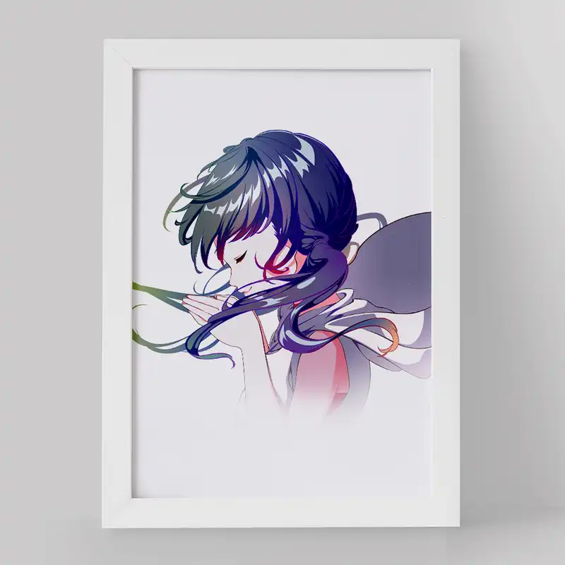 تابلو خندالو مدل هینا انیمه تغییر آب و هوا با تو کد 17649