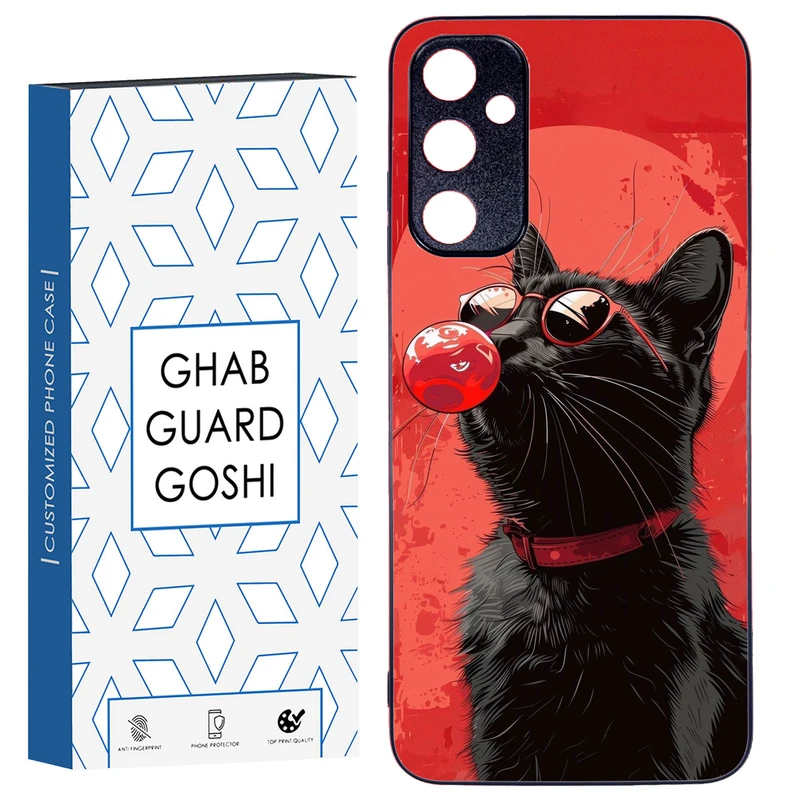 کاور قاب گارد گوشی طرح گربه کد TPU-296 مناسب برای گوشی موبایل سامسونگ Galaxy A05s