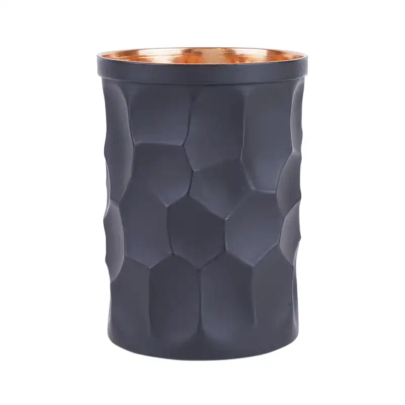 لیوان مسی مدل مدرن طرح استوانه