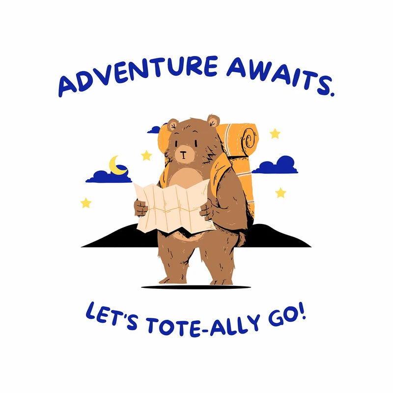 برچسب لباس و پارچه مدل دی تی اف طرح ماجراجو کد 1