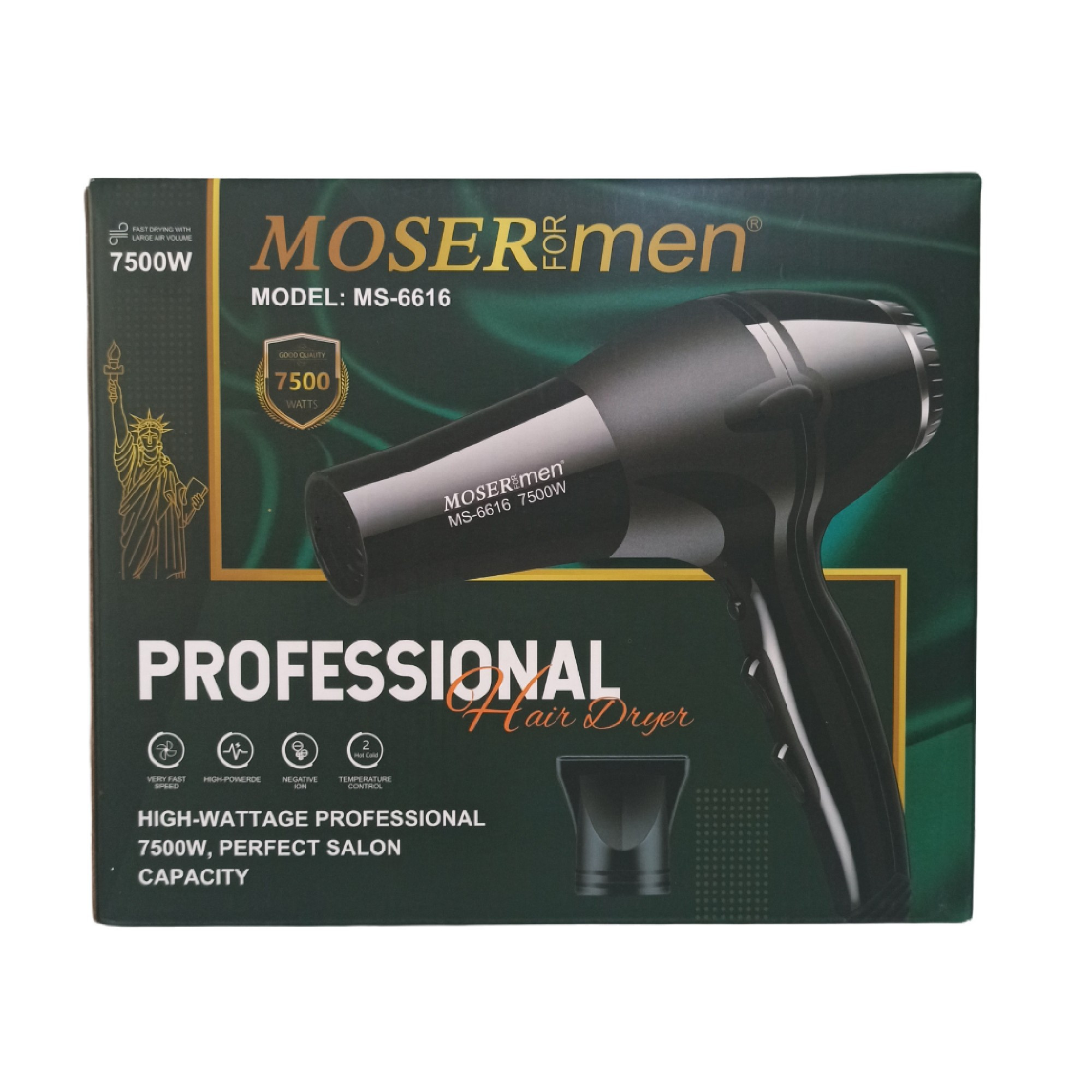 سشوار حرفه ای موزرفورمن مدل MS-6616 سشوار حرفه ای موزرفورمن مدل MS-6616