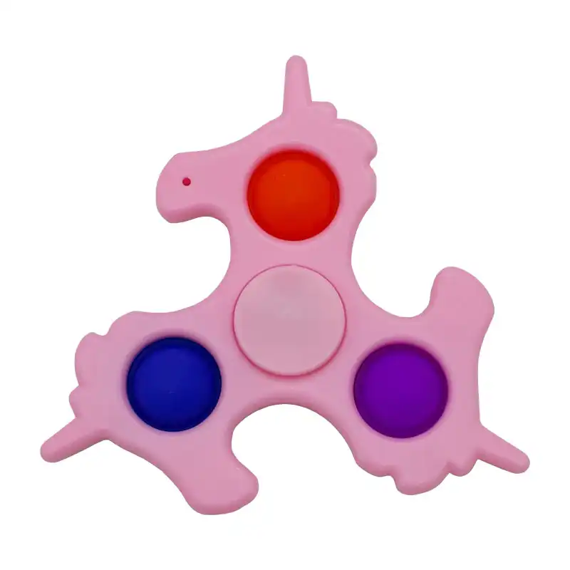 فیجت ضد استرس دنیای سرگرمی های کمیاب مدل اسپینر طرح یونیکورن کد DSK-A587