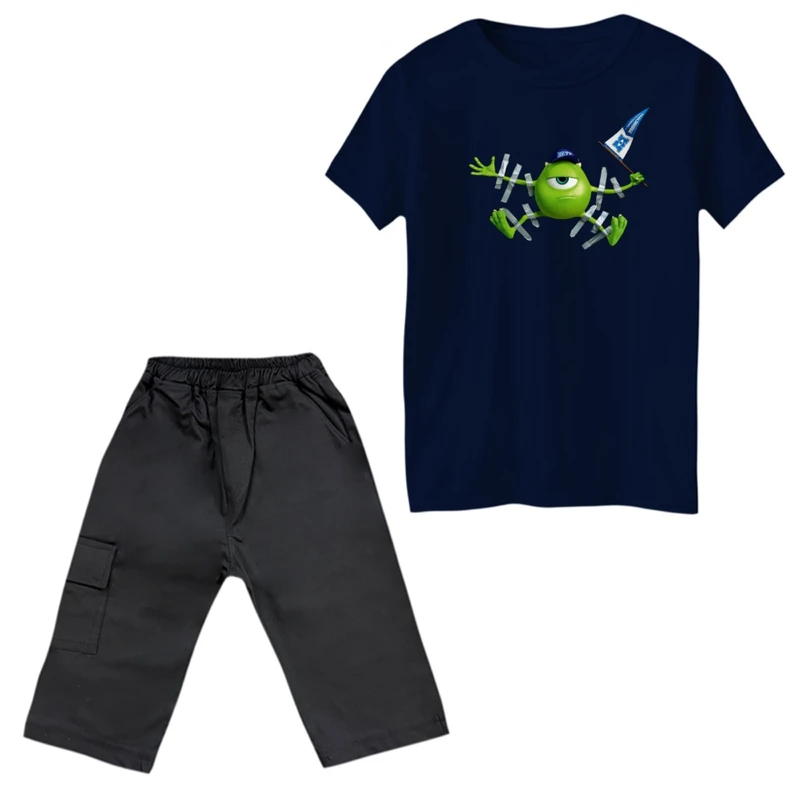 ست تی‌شرت و شلوارک پسرانه مدل مایک وزافسکی