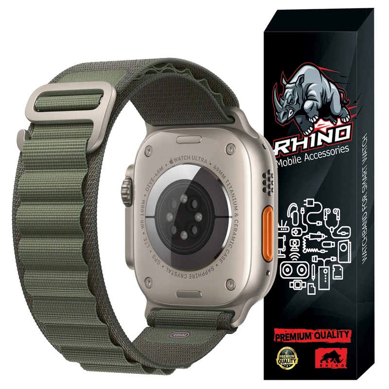 بند راینو مدل Alpine Loop مناسب برای اپل واچ سری 9 41 میلی متری