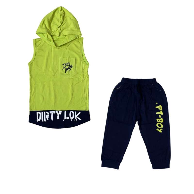 ست تاپ و شلوارک پسرانه مدل 3218