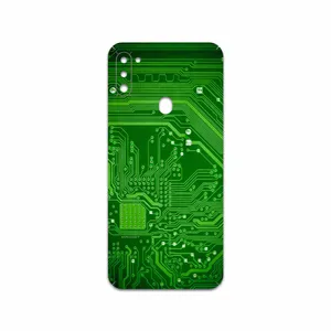 MAHOOT Green Printed Circuit Board Cover Sticker for Samsung Galaxy A11